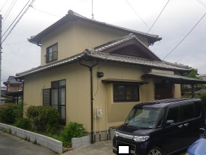 福岡県太宰府市通古賀Ｔ様【外壁素材/モルタル：優れた伸縮性で防水効果のある塗料で塗装】：施工後