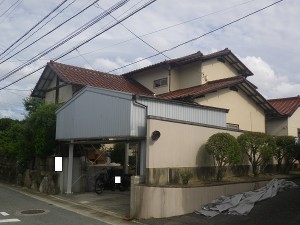 福岡市西区Ｔ様【外壁素材：モルタル/超耐久性・優れた伸縮性のある塗料で塗装】：施工後