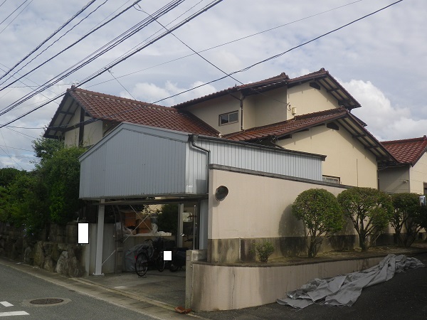 福岡市西区Ｔ様【外壁素材：モルタル/超耐久性・優れた伸縮性のある塗料で塗装】