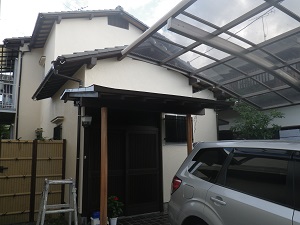 福岡市南区長住Ｎ様【外壁素材：モルタル・耐久性のある塗料で塗装】