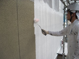 屋根塗装 外壁塗装の塗り方 モルタル壁編 福岡の住宅塗装専門店 株式会社オハナ