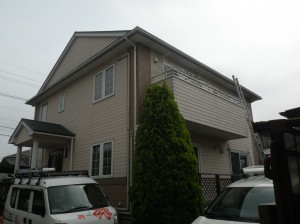 ご紹介様よりお問い合わせ　福岡県春日市惣利I様【屋根素材：スレート瓦　塗膜が長持ちし汚れにくい塗料で塗装・外壁素材：サイディング　防水性、耐候性のある塗料で塗装】：施工前
