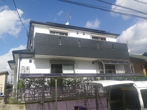 福岡県太宰府市青葉台０様邸【窯業系サイディング　耐候性・防カビ、防藻・環境に優しい塗料で塗装】
