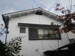 福岡県太宰府市宰府Ｔ様邸【外壁素材：モルタル　低汚染性、高耐久性、防藻・防カビの優れた塗料で塗装】：施工後