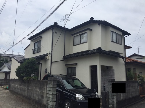 福岡市城南区七隈I様【外壁素材：モルタル　経済性、美観性、安全性の優れた塗料で塗装】