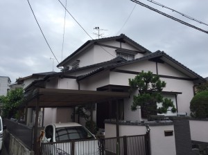 福岡市南区若久N様【外壁素材：モルタル　超耐候性、耐汚染性、防カビ・防藻性、の優れた塗料で塗装　経済性、美観性、安全性など多くの優れた塗料で塗装】：施工後