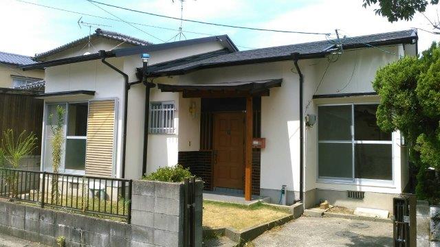 糸島市志摩師吉S様邸 【外壁素材：モルタル　高耐候性、低汚染性、防水機能、防藻・防カビに優れた塗料で塗装】