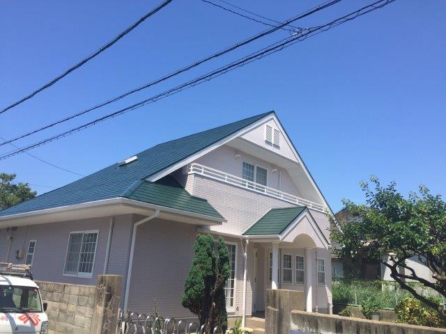 福岡市南区市崎K様邸【外壁素材：窯業系サイディング　美観保持機能、超耐候性、防カビ・防藻に優れた塗料で塗装】
