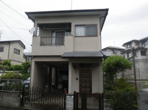 福岡市城南区別府T様【外壁素材：モルタル　屋根素材：スレート瓦】：施工前