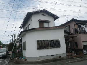 福岡市城南区南片江T様邸【外壁素材：モルタル】：施工前