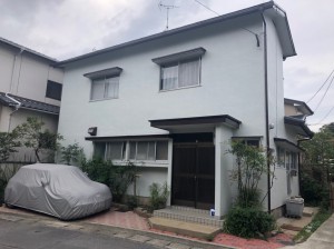 福岡市城南区片江U様【外壁素材：モルタル　屋根素材：スレート瓦】：施工後