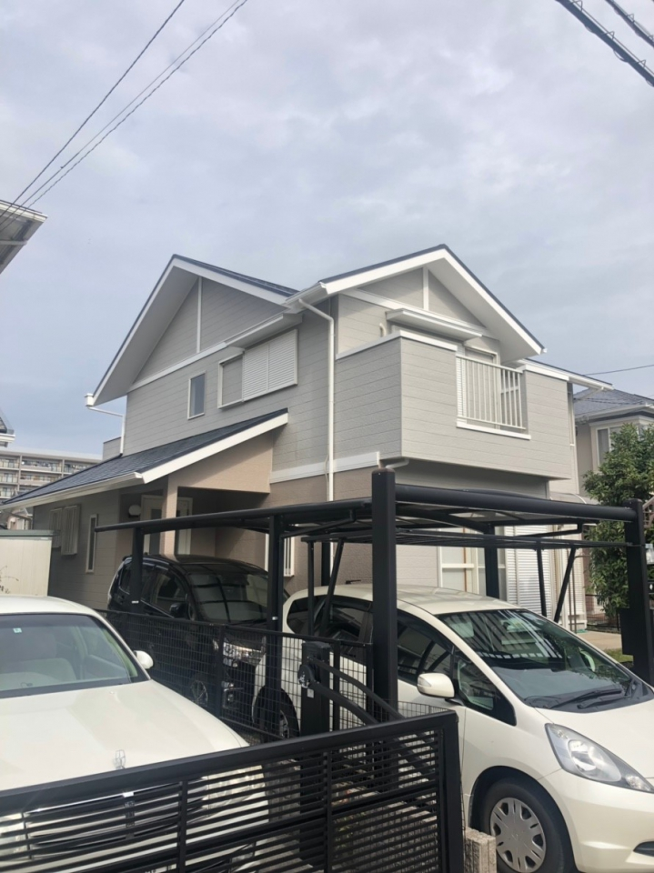 筑紫野市光が丘I様【外壁素材：サイディング板　屋根素材：スレート瓦】