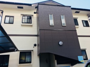 福岡市城南区南片江M様アパート【外壁素材：窯業系サイディング・屋根素材：スレート瓦】：施工後