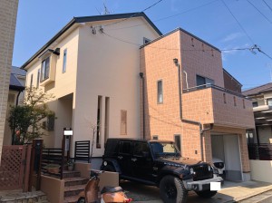 福岡市早良区南庄M様邸【外壁素材：窯業系サイディング　屋根素材：スレート瓦】：施工後