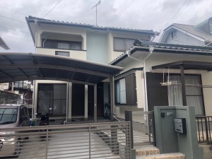 福岡市城南区梅林F様邸【外壁素材：モルタル】：施工後