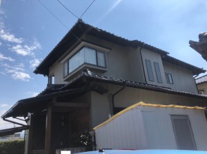 福岡市西区下山門N様邸【外壁素材：モルタル、木】：施工後