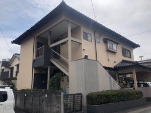 福岡市南区大橋Y様邸【外壁：モルタル　付帯塗装】：施工前