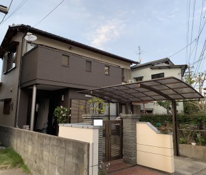 福岡市城南区七隈Ｓ様邸【外壁：モルタル　屋根：陶器瓦　付帯塗装】：施工後