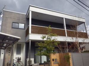 福岡市南区屋形原Ｉ様邸【外壁：窯業系サイディング板　屋根：折半屋根　付帯塗装】：施工前