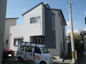 福岡市早良区原Ｋ様邸【外壁：窯業系サイディング板　屋根：スレート瓦　付帯塗装】：施工前