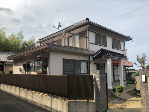 福岡市城南区七隈Ｎ様邸【外壁：モルタル　屋根：陶器瓦　付帯塗装】：施工後