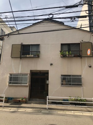 福岡市中央区薬院M様邸【外壁：モルタル　屋根：セメント瓦　付帯塗装・バルコニー工事】：施工前