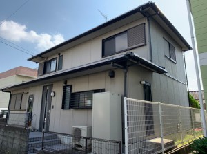 春日市須玖北Ａ様邸【外壁：窯業系サイディング　屋根：スレート瓦】：施工前