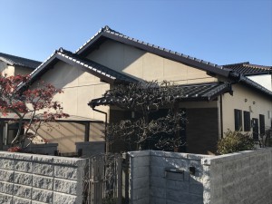 春日市紅葉ヶ丘東M様邸【外壁：モルタル　付帯工事】：施工後