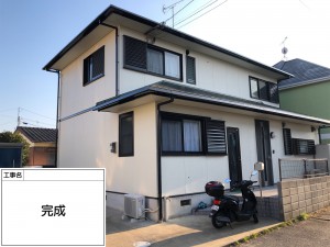 春日市須玖北Ａ様邸【外壁：窯業系サイディング　屋根：スレート瓦】：施工後