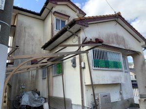 糸島市志摩初Ｋ様　　外壁・付帯　塗装工事：施工前