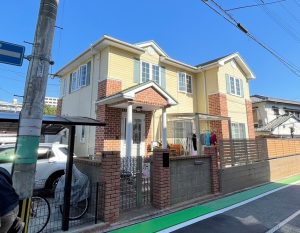 福岡市城南区別府T様邸【屋根葺き替え工事、外壁塗装、付帯塗装工事】：施工前