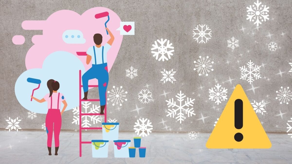 冬の外壁塗装で起こりやすいトラブル3選