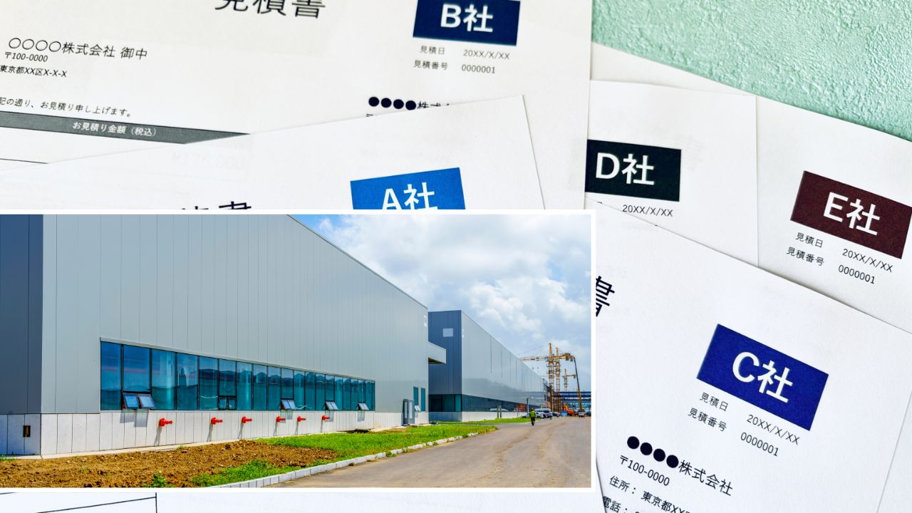 工場・倉庫の雨漏り修理費用の相場